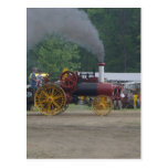 Old Coal Engine Tractor Post Card
