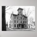 Old College, Evanston, built in 1855 Print