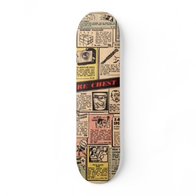 Old comic ad deck #2 skate decks by al_frank2000