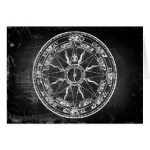 Old Compass Rose (B&W) Cards