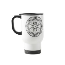 Old Compass Rose (B&W) Coffee Mug