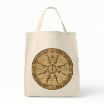 Old Compass Rose Bag