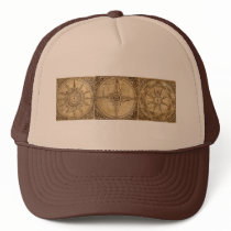 Old Compass Rose Mesh Hat