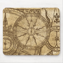 Old Compass Rose Mousepads