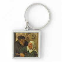 Old Couple Keychain