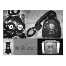 Old Days Postcard
