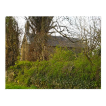 Old Derelict Church in Ireland Postcard