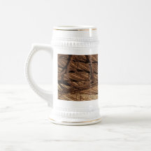 Old Dirty Rusty Industrial Steel Cables Brown Gold Coffee Mugs