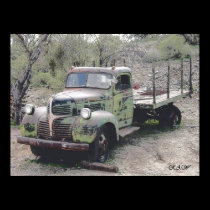 OLD DODGE TRUCK 1 posters
