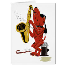 Old Dog, New Licks Note Card