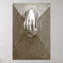Old Door Knocker Poster