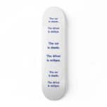 Old Driver Antique Car Skate Decks