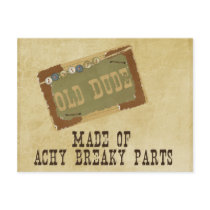 Old Dude Post Card