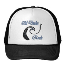 Old Dudes Rock Electric Guitar Trucker Hat