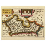 Old English County Map by John Speed, circa 1625 flyers