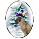 Old English Mastiff Christmas Gifts Ornament Photo Cutouts