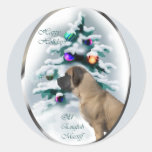 Old English Mastiff Christmas Gifts Stickers