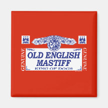 Old English Mastiff Magnets