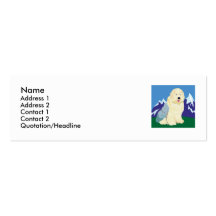 Old English Sheepdog Business Card