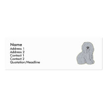 Old English Sheepdog Business Card Templates