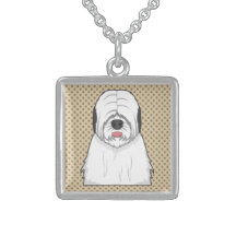 Old English Sheepdog Cartoon Jewelry