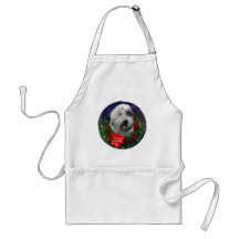 Old English Sheepdog Christmas Gifts Apron