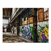 old factory postkarten