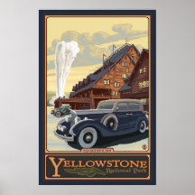 Old Faithful Inn - Yellowstone Nat'l Park Print