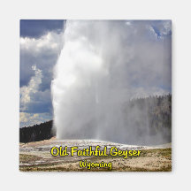 Old Faithful Refrigerator Magnet