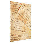 Old Family Recipes Gallery Wrap Canvas