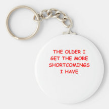 OLD fart 1 Keychains