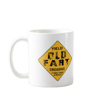 Old Fart Crossing Coffee Mug