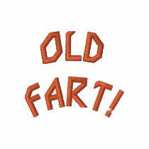 OLD FART!- Embroidered Tee Shirt