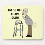 Old Fart Gifts For Fathers Day mousepads