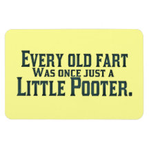 Old Fart - Little Pooter Flexible Magnet
