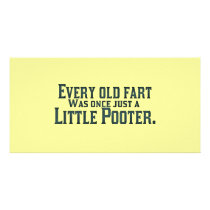 Old Fart - Little Pooter Picture Card