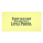 Old Fart - Little Pooter Picture Card