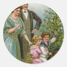 Old Fashion Christmas Stickers