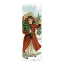 Old Fashion Santa LOVE Note or Gift Tag Business Card Template