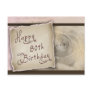 Old Fashioned 80th Birthday Greetings Postcard
