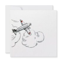 Old Fashioned Airplane Drawing