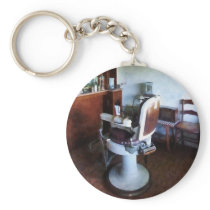 Old-Fashioned Barber Chair Keychains
