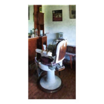 Old-Fashioned Barber Chair Photo Greeting Card