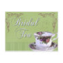 Old fashioned Bridal Tea Invitation Post Card