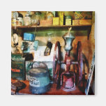 Old Fashioned Coffee Grinder Fridge Magnet