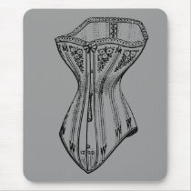 Old Fashioned Corset Mouse Pads