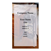 Old Fashioned Dictaphone Business Card Templates