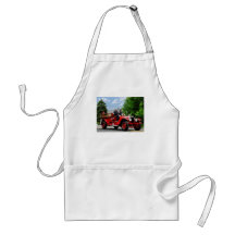 Old Fashioned Fire Truck Apron