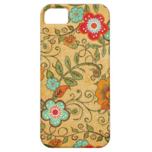 Old-fashioned Floral iPhone 5 Case