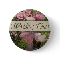 Old fashioned flower decoration button